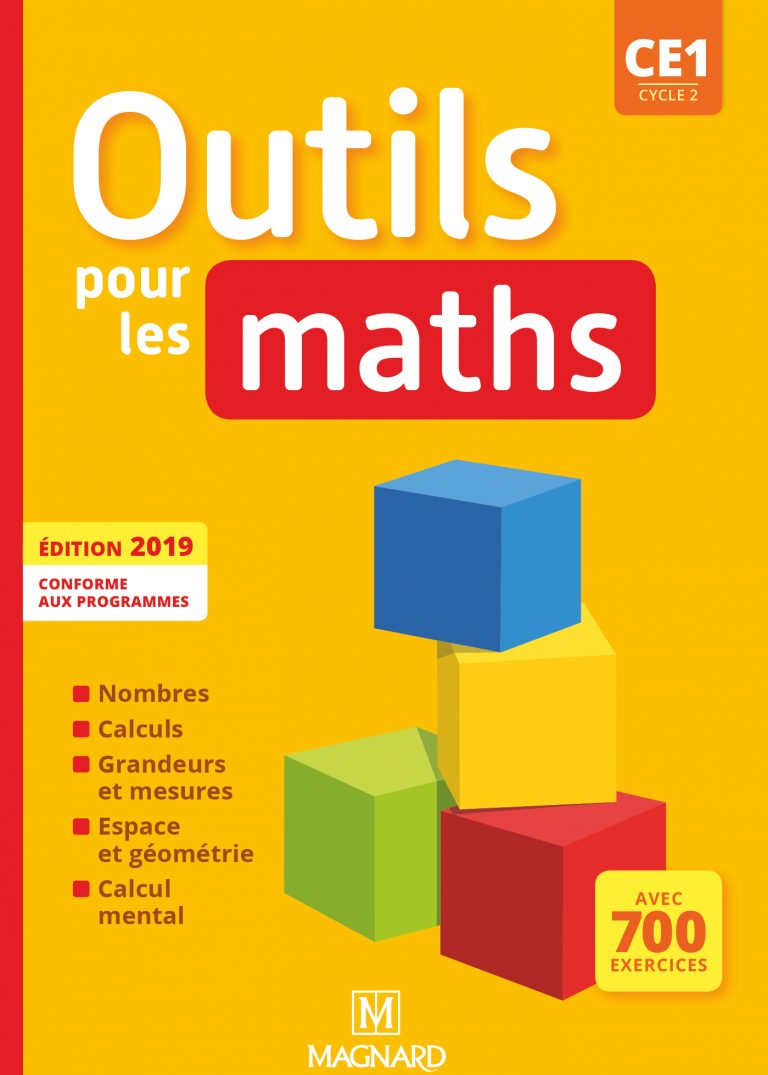 Page De Garde Cahier Outils Maths Ce1 Outils pour les Maths CE1 Manuel - Les manuels scolaires