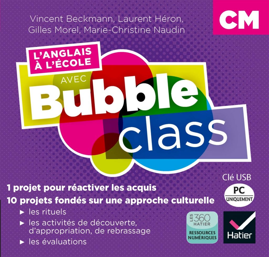 L'anglais à l'école avec Bubble Class CM, Clé USB Les manuels scolaires